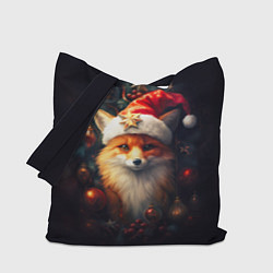 Сумка-шопер New year s fox, цвет: 3D-принт