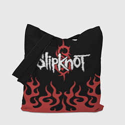Сумка-шоппер Slipknot в огне