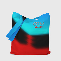 Сумка-шопер AUDI sport brend color, цвет: 3D-принт