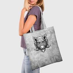 Сумка-шопер Texture - дикий секач, цвет: 3D-принт — фото 2