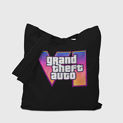 Сумка-шопер Grand Theft Auto 6, цвет: 3D-принт