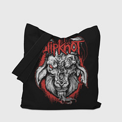Сумка-шопер Slipknot - козёл, цвет: 3D-принт