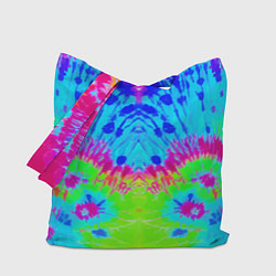 Сумка-шопер Tie-Dye abstraction, цвет: 3D-принт