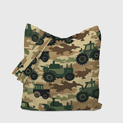 Сумка-шоппер Трактора камуфляжный паттерн