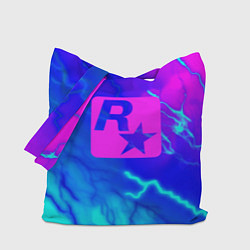 Сумка-шопер Rockstar storm молнии, цвет: 3D-принт