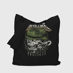 Сумка-шопер Metallica - skull, цвет: 3D-принт