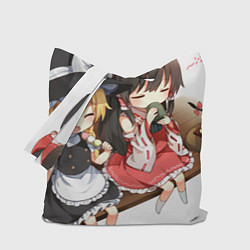 Сумка-шопер Touhou Project Reimu and Marisa chibi, цвет: 3D-принт