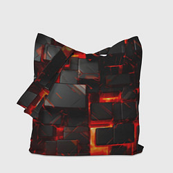 Сумка-шоппер Неоновые квадратики