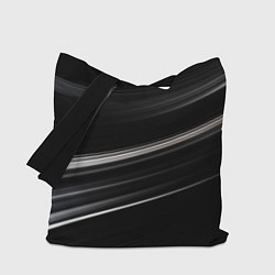 Сумка-шопер Black abstract background, цвет: 3D-принт
