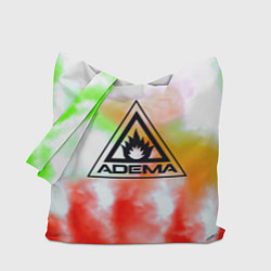 Сумка-шоппер Adema рок бенд текстура