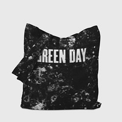 Сумка-шопер Green Day black ice, цвет: 3D-принт