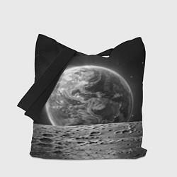 Сумка-шопер Вид Земли со спутника, цвет: 3D-принт