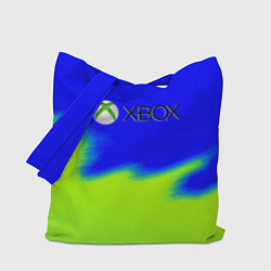 Сумка-шопер Xbox кислотный стиль текстура, цвет: 3D-принт