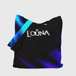 Сумка-шопер Louna neon bend, цвет: 3D-принт