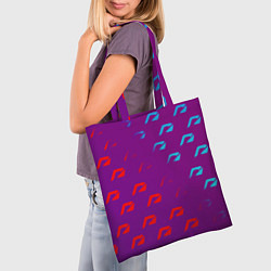 Сумка-шопер НФС лого градиент текстура, цвет: 3D-принт — фото 2