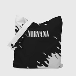 Сумка-шопер Nirvana текстура огонь, цвет: 3D-принт