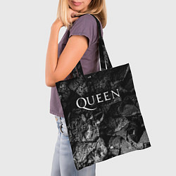 Сумка-шопер Queen black graphite, цвет: 3D-принт — фото 2