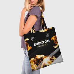 Сумка-шопер Everton legendary sport fire, цвет: 3D-принт — фото 2