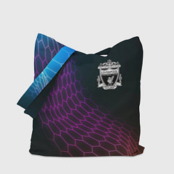 Сумка-шопер Liverpool футбольная сетка, цвет: 3D-принт