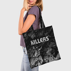 Сумка-шопер The Killers black graphite, цвет: 3D-принт — фото 2