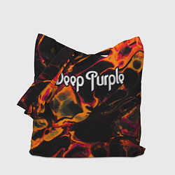 Сумка-шопер Deep Purple red lava, цвет: 3D-принт