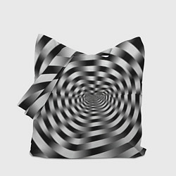 Сумка-шопер Оптическая иллюзия спиральное заклинание, цвет: 3D-принт