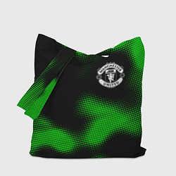Сумка-шопер Manchester United sport halftone, цвет: 3D-принт