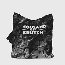 Сумка-шопер Thousand Foot Krutch black graphite, цвет: 3D-принт