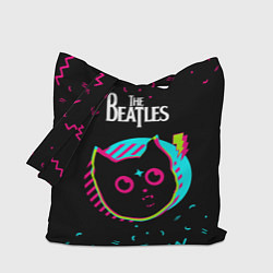 Сумка-шопер The Beatles - rock star cat, цвет: 3D-принт