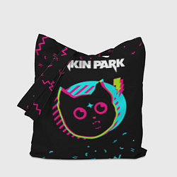 Сумка-шопер Linkin Park - rock star cat, цвет: 3D-принт