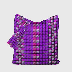 Сумка-шоппер Фиолетовые плитки