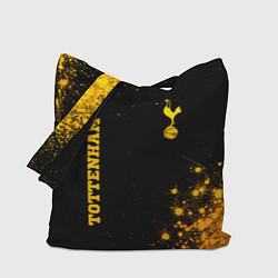 Сумка-шопер Tottenham - gold gradient вертикально, цвет: 3D-принт