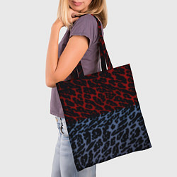Сумка-шопер Леопардовый стиль текстура, цвет: 3D-принт — фото 2