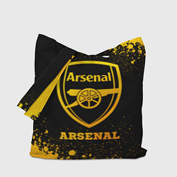 Сумка-шопер Arsenal - gold gradient, цвет: 3D-принт