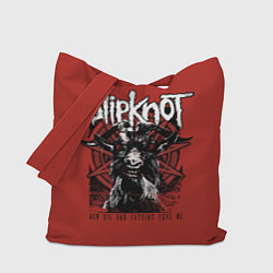 Сумка-шопер Slipknot rock band, цвет: 3D-принт