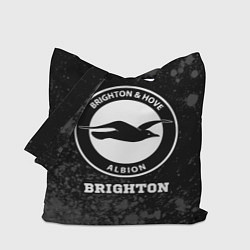 Сумка-шопер Brighton sport на темном фоне, цвет: 3D-принт