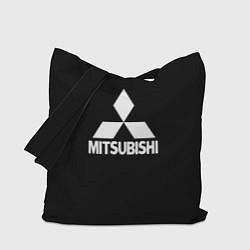 Сумка-шоппер Mitsubishi logo white