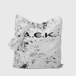 Сумка-шопер AEK Athens dirty ice, цвет: 3D-принт
