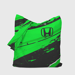 Сумка-шопер Honda sport green, цвет: 3D-принт