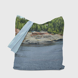 Сумка-шопер Троицко-байновское месторождение глины, цвет: 3D-принт