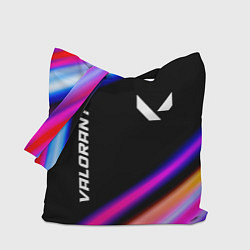Сумка-шопер Valorant speed game lights, цвет: 3D-принт