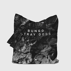 Сумка-шопер Bungo Stray Dogs black graphite, цвет: 3D-принт