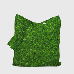 Сумка-шопер Текстура газона, цвет: 3D-принт