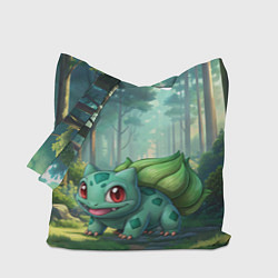 Сумка-шопер Bulbasaur pokemon, цвет: 3D-принт