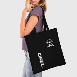Сумка-шопер Opel white logo, цвет: 3D-принт — фото 2