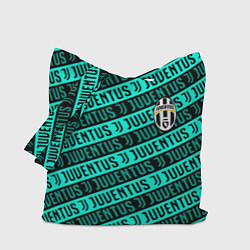 Сумка-шоппер Juventus pattern logo steel