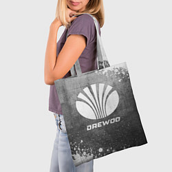 Сумка-шопер Daewoo - grey gradient, цвет: 3D-принт — фото 2