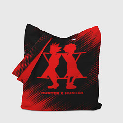 Сумка-шопер Hunter x Hunter - red gradient, цвет: 3D-принт