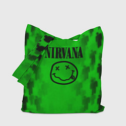 Сумка-шопер Nirvana x Billie, цвет: 3D-принт