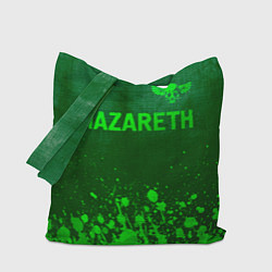 Сумка-шопер Nazareth - green gradient посередине, цвет: 3D-принт